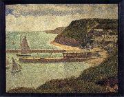 Georges Seurat The Flux of Port en bessin china oil painting artist
